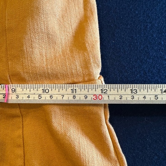 Sage Women's Mustard Button-Front Jumpsuit Sz XS - Picture 4 of 14